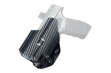 Image of Black Scorpion Outdoor Gear IWB Belt Wing Tuckable Holster, Springfield Armory Hellcat Pro w/ TLR-7A, Right Hand, Carbon Fiber, HC23-IWBTUCK-HELL