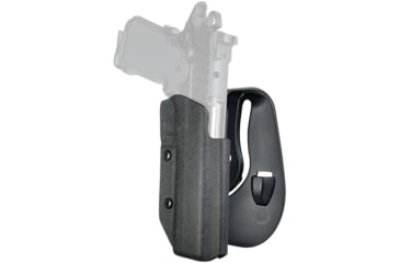 Image of Black Scorpion Outdoor Gear OWB Paddle Holster, Springfield Armory Prodigy 5in, Right Hand, Black, HC03-PADDLE-PRODIGY5-BKRH