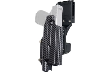 Image of Black Scorpion Outdoor Gear Pro Competition OWB Holster, Glock 17, 19,  19X, 22, 31, 44, 45 w/ X300, Right Hand, Carbon Fiber, HC04-USPSA-GL17X300CFRH