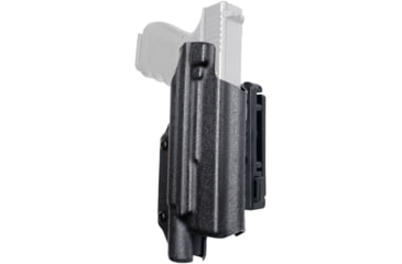 Image of Black Scorpion Outdoor Gear Pro IDPA Competition OWB Holster, Glock 17, 19,19X, 22, 31, 44, 45 w/ X300, Right Hand, Black, HC03-IDPA-GL17X300BKRH