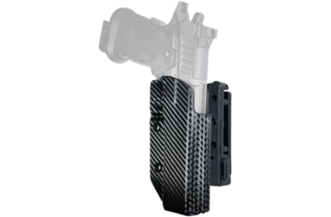 Image of Black Scorpion Outdoor Gear Pro IDPA Competition OWB Holster, Staccato XC, Right Hand, Carbon Fiber, HC03-IDPA-STACCATOXC-CFRH