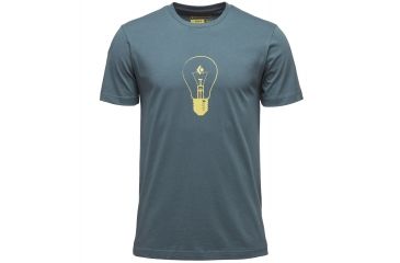 Image of Black Diamond BD Idea Mens Short Sleeve Logo Tee Shirt, Adriatic, Small, APH806455SML1