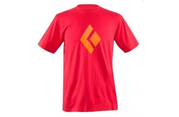 Image of Black Diamond BD Logo T-shirt - Men's-Fire Red-Medium