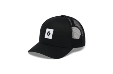 Image of Black Diamond BD Trucker Hat, Black/Black/White Icon Patch, AP7230459109ALL1
