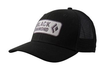 Image of Black Diamond BD Trucker Men's Caps, Black/Aluminum, ALL, APFX7L943ALL1