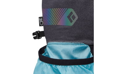 Image of Black Diamond Deploy Wind Hood Gloves, Carbon/Glacier, Extra Small, BD8017429642XSM1