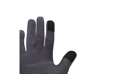 Image of Black Diamond Deploy Wind Hood Gloves, Carbon/Glacier, Extra Small, BD8017429642XSM1