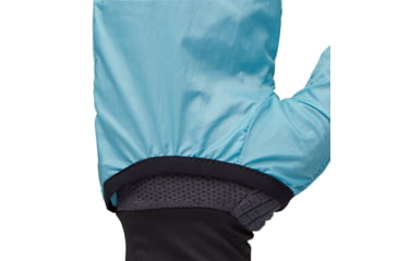 Image of Black Diamond Deploy Wind Hood Gloves, Carbon/Glacier, Extra Small, BD8017429642XSM1