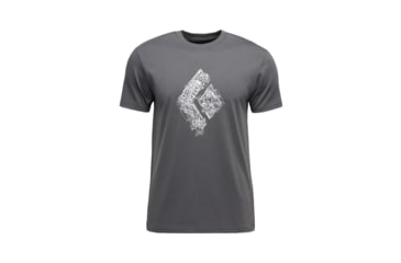 Image of Black Diamond Engineered Diamond Short Sleeve Tee - Mens, Anthracite, Medium, AP7524720001MED1