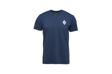 Image of Black Diamond Equipment For Alpinist Short Sleeve T-Shirt - Mens, Indigo, Extra Large, APYL4X4013XLG1