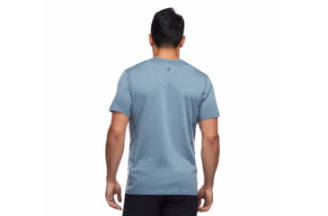 Image of Black Diamond Flux Merino Shirt - Mens, Storm Blue, Medium, AP7520424030MED1
