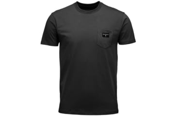 Image of Black Diamond Pocket Label T-Shirt - Mens, Large, Black, AP7300040002LRG1