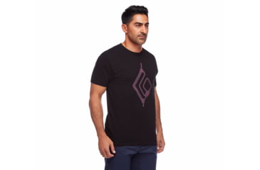 Image of Black Diamond Rope Diamond Tee - Mens, Black, Medium, AP7300580002MED1