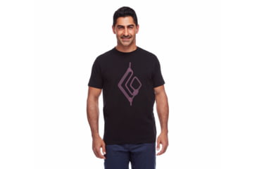 Image of Black Diamond Rope Diamond Tee - Mens, Black, Medium, AP7300580002MED1