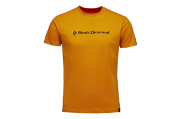 Image of Black Diamond Short Sleeve Brand Tee - Mens, Ginger, Medium, APJ0M68000MED1