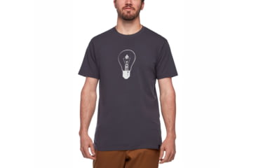 Image of Black Diamond SS Idea Tee - Mens, Carbon, Extra Small, APH8060003XSM1