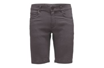 Image of Black Diamond Stretch Font Mens Climbing Shorts, Slate, 30 Waist, APO5X50200301