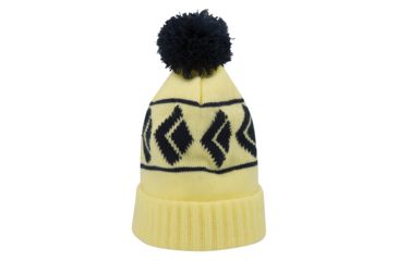Image of Black Diamond Tom Pom Beanie - Mens -Lemon-One Size