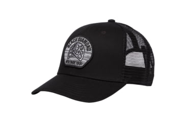 Image of Black Diamond Trucker Hat, Aluminum Knit-Black, APFX7L9034ALL1