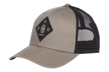 Image of Black Diamond Trucker Hat, Dark Flatiron/Black, APFX7L9117ALL1