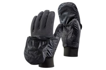 Image of Black Diamond Wind Hood Softshell Glove - Unisex, SMOKE, Large, BD801096SMOKLG 1