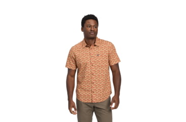 Image of Black Diamond Wingate Short Sleeve Shirt - Mens, Burnt Sienna Desert Tower, Large, AP7530119664LRG1