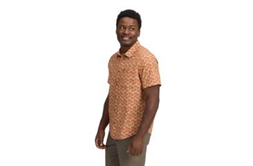 Image of Black Diamond Wingate Short Sleeve Shirt - Mens, Burnt Sienna Desert Tower, Large, AP7530119664LRG1
