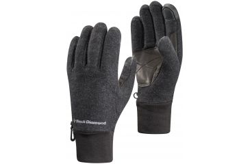 Image of Black Diamond Woolweight Glove, Black, Extra Small, BD801089BLAKXS-1