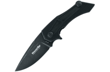 Image of Black Fox Munin Linerlock Black Folding Knife, 3.25 black stonewash finish 440C stainless blade, Black G10 handle, 01FX860