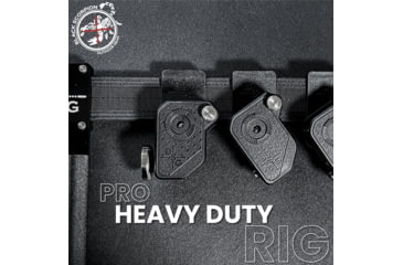 Image of Black Scorpion Outdoor Gear Competition Rig - 1 Pro HD Belt, 4 Ambidextrous Double Stack Mag Pouches, Ambidextrous, Black, Large, CO22-BTLBK-MPGMBK