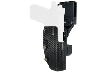 Image of Black Scorpion Outdoor Gear CZ P-07 Pro Competition Holster, Right Hand, Carbon Fiber, HC04-USPSA-CZP07CFRH