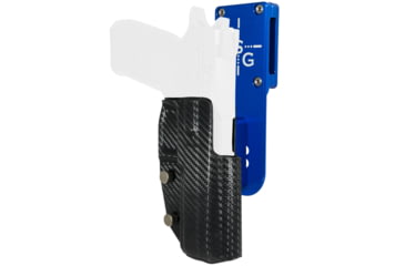 Image of Black Scorpion Outdoor Gear CZ P-07 Pro Heavy Duty Competition Holster, Right Hand, Blue Shell / Carbon Fiber, HCD3-USPSABS-CZP07CFRH