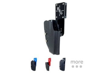 Image of Black Scorpion Outdoor Gear Pro Heavy Duty Competition Holster, Black/Black, Black/Blue, Black/Red, Carbon Fiber/Black, Carbon Fiber/Blue, Carbon Fiber/Red