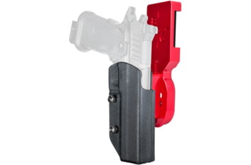 Image of Black Scorpion Outdoor Gear Pro Heavy Duty Competition Kydex OWB Holster, Staccato XC, Right Hand, Red Shell Black, HCD2-USPSABS-STACCAT