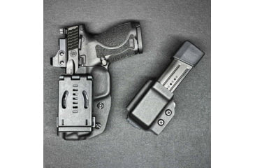 Image of Black Scorpion Outdoor Gear Pro IDPA Competition OWB Holster, Canik SFx Rival Pro, Right Hand, Black, HC03-IDPA-SFXRIVALBKRH