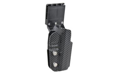 Image of Black Scorpion Outdoor Gear Pro USPSA Competition Holster, Right Hand, GLOCK 17/ 19/ 19X/ 22/ 45, 4.02 - 4.49in Barrel, 1.5 - 1.75in Belts, Kydex, Carbon Fiber, HC04-USPSA-GL17CFRH