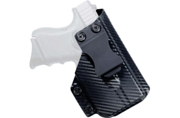 Image of Black Scorpion Outdoor Gear Glock 26, 27, 33 w/ TLR-6 IWB Full Profile Holster, Right, Carbon Fiber, HC21-IWB01-G26TLR6-CFRH