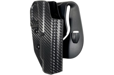Image of Black Scorpion Outdoor Gear Sig Sauer P320 X5, X5 Legion OWB Kydex Paddle Holster, Left Hand, Carbon Fiber, HC03-PADDLE-P320CFLH