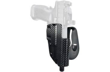 Image of Black Scorpion Outdoor Gear Springfield Armory XD-M Elite 4.5 OWB Kydex Paddle Holster, Right, Carbon Fiber, HC03-PADDLE-XDM45-CFRH