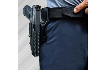 Image of Black Scorpion Outdoor Gear Springfield XD-M Elite 4.5 Pro Competition Holster, Right, Carbon Fiber, HC04-USPSA-XDM45-CFRH