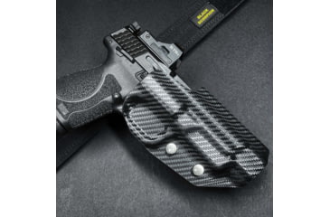 Image of Black Scorpion Outdoor Gear Staccato P DUO Pro Competition Holster, Right, Carbon Fiber, HC04-USPSA-STACP-CFRH
