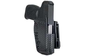 Image of Black Scorpion Outdoor Gear Taurus G3C Pro IDPA Competition Holster, Left Hand, Carbon Fiber, HC03-IDPA-TAURUSMG3C-CFLH