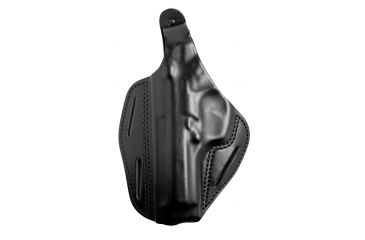 Image of Blackhawk 3 Slot Leather Pancake Holster, Black, Left Hand - S&amp;W MP .45 / S&amp;W Pro 9/40