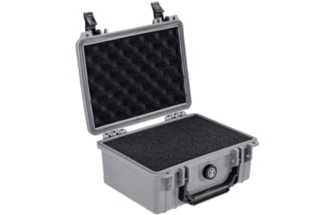 Image of BlackHawk 9.12in Compact Waterproof Gear Hard Case with Foam, Gray, Compact, BH00042-GRA