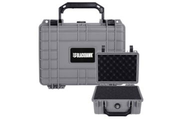 Image of BlackHawk 9.12in Compact Waterproof Gear Hard Case w/Foam, Gray, BH00042-GRA