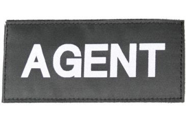 Image of Blackhawk! White on Black 90IN01 Agent Patch