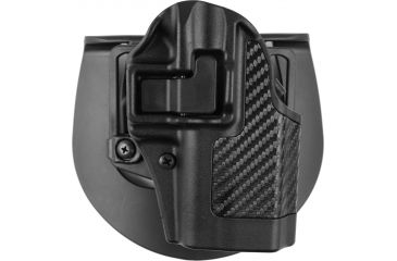 Image of BlackHawk CQC SERPA Black Carbon Fiber Belt Holster, Right 410030BKR