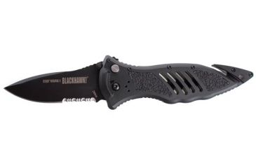 Image of Blackhawk CQD Mark I Alum Handle Knife - Serrated Edge, Black 15M311BK