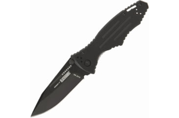 Image of BlackHawk Hornet Folding Knife, 3.25in, D2 Tool Steel, Plain Edge, Sideliner G-10 Handle, Black, BH15H201BK