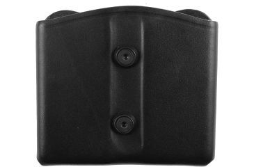 Image of Blackhawk Leather Dual Magazine Pouch, Black, Single Stack 420902BK